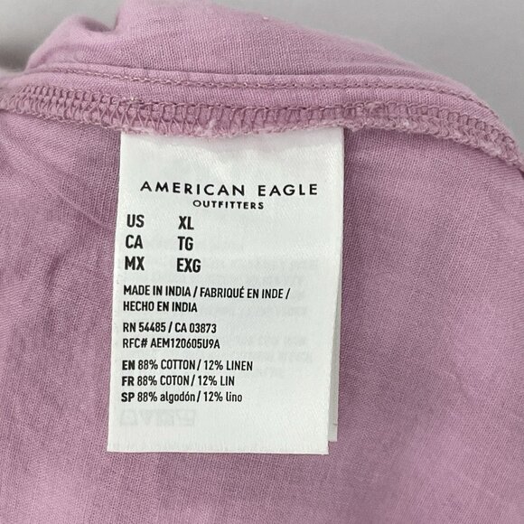 NWT American Eagle Lilac Plaid Check Tiered Ruffle Skort Mini Skirt Size XL - Picture 7 of 7